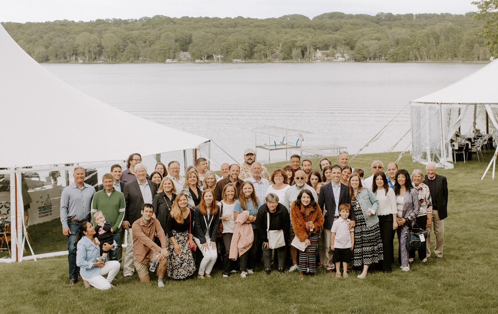 Symmetry on a company retreat.