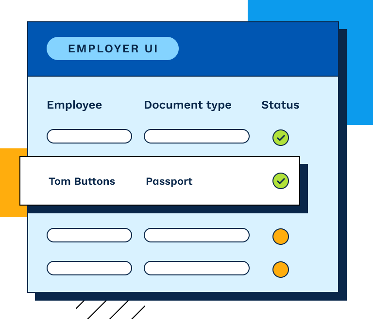 I-9 employee interface